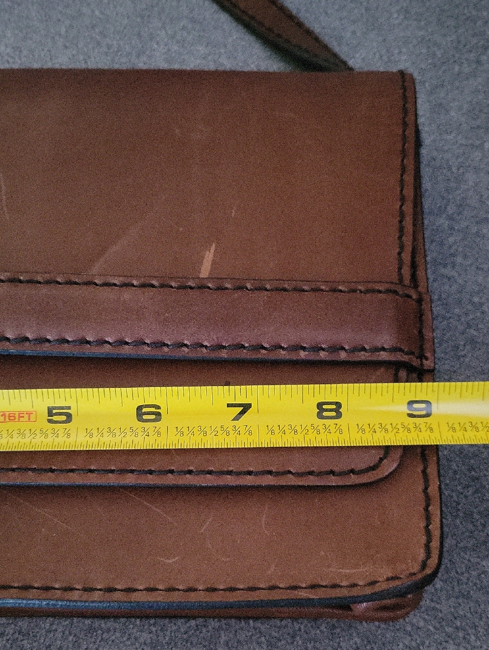 Madewell Albury Brown Leather Crossbody Bag - Picture 12 of 14